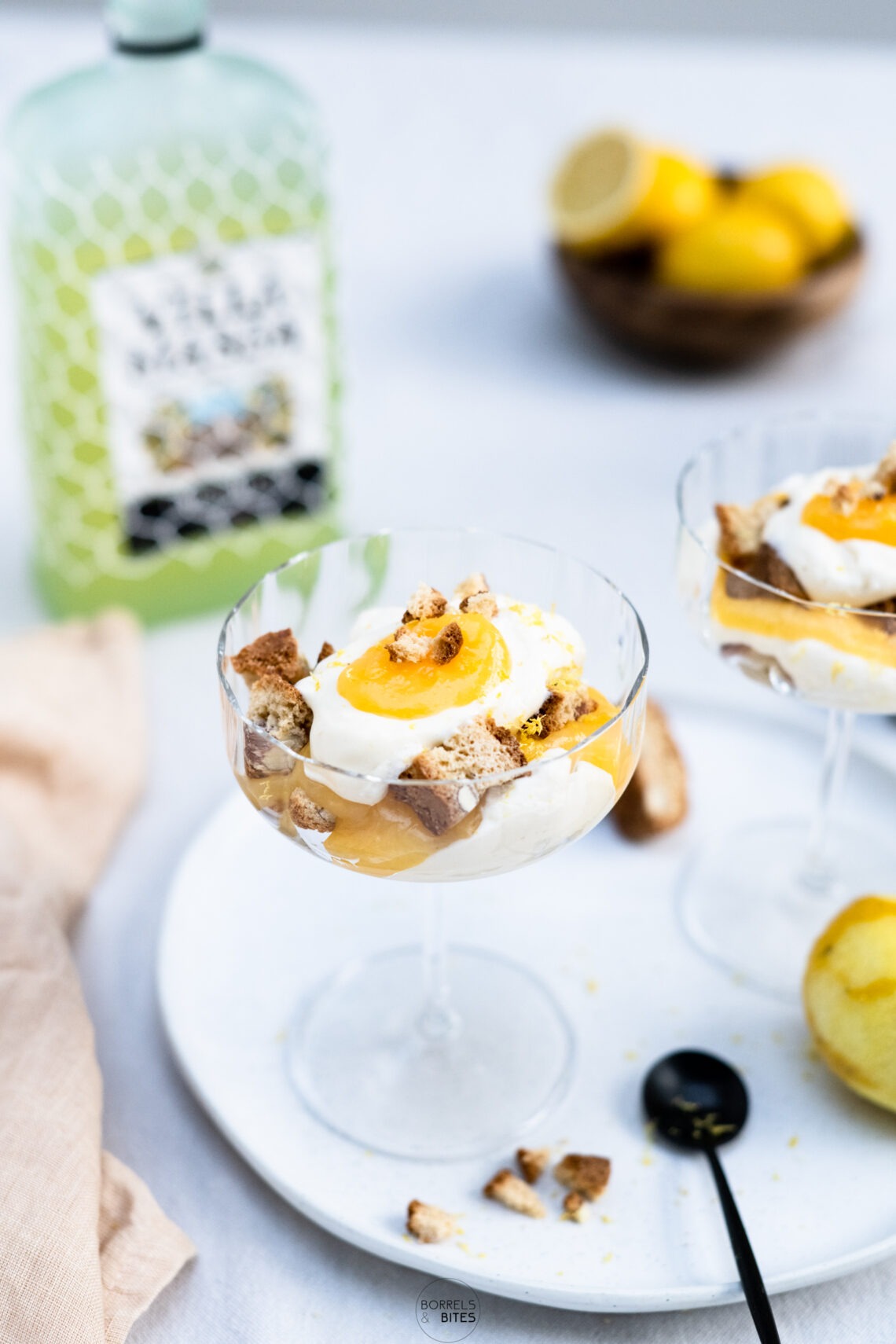 Trifle met limoncello en lemon curd