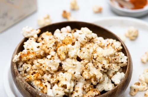 spicy honing popcorn met zeezout